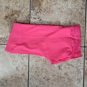 Torrid pink bike shorts